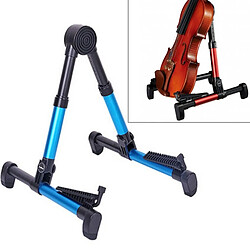 Wewoo Simple Pliant Vertical Guitare Violon bleu Ukulele Bracket Musical Instrument Stand