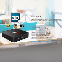 Universal T95M TV Box EU Plug 5.1 S905 1080P Full HD 4K * 2K Résolution 2.4G WiFi