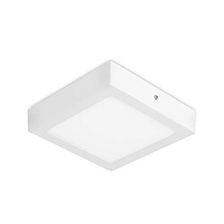 Forlight Downlight LED Carré Intégré à Montage en Surface Blanc Mat - Blanc Froid