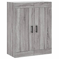 Maison Chic Armoire murale,Meuble de Rangement pour salon,cuisine sonoma gris 69,5x34x90 cm bois d'ingénierie -MN32567