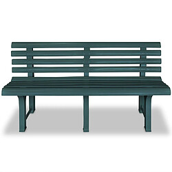 Maison Chic Banc de jardin | Banquette de jardin | Chaise Relax 145,5 cm Plastique Vert -MN47941