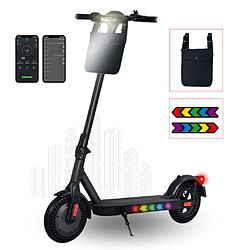 YOMME MOBILITÉ Trottinette Électrique Adulte Pas Cher - Modèle Fw-H10m - 350w - 3 Modes Vitesses 15/20/30 Km/H - Autonomie 30km - 10" - Avec App - Sac Et Autocollants Réfléchissants offerts