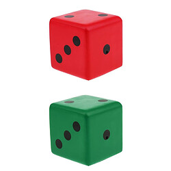 2-5 Pcs Éponge Dice Mousse Dot Dice Jouant Pour Mathématiques Enseignement Jouet 2 Pcs