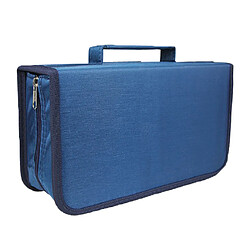 Acheter CD DVD étui Support Organisateur Jeu Disque Porte-monnaie DVD Sac De Rangement Bleu