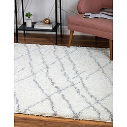 Acheter Hadorn Tapis shaggy 125x125 Crème Lachen Fence