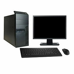 PC Tour Lenovo M91p Ecran 27" Intel i5-2400 RAM 16Go Disque 1To Windows 10 Wifi - Occasion