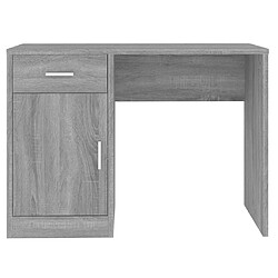 Acheter vidaXL Bureau avec tiroir et armoire Sonoma gris 100x40x73 cm