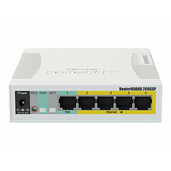 Commutateur Réseau de Bureau Mikrotik CSS106-1G-4P-1S 