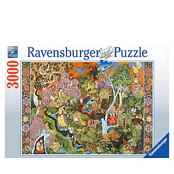 Ravensburger Puzzle Premium de 3000 Pièces Softclick Œuvre d'Art "Jardin des Signes Solaires" Multicolore