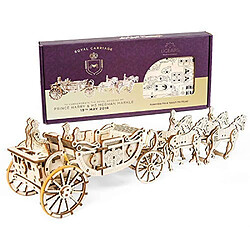 Ugears 70050 Royal Wedding Carriage Mechanical Wooden Model Kit de modélisme en Bois