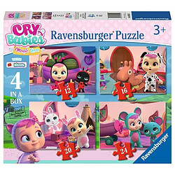 Ravensburger- Cry Babies Puzzle 4 dans Une boîte, 12-16-20-24 pièces, pour Enfants de 3 Ans et Plus, 3052, Multicolore 