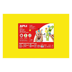 Mousse EVA thermoformable 40x60 cm Jaune 5 feuil. - Apli Agipa