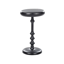 Beliani Table d'appoint noire ATAPO