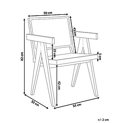 Avis Beliani Chaise de salle à manger Marron WESTBROOK