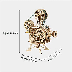 Avis RedMiter Puzzle DIY Creative 3D En Bois Jeu Assemblage Jouet Cadeau pour Enfant Adulte - Beige