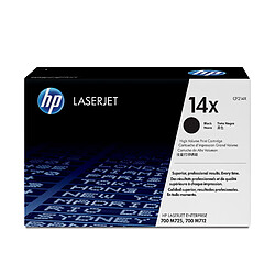 HP 14X High Yield Black Original LaserJet toner cartridge HP 14X cartouche authentique de toner LaserJet noir grande capacité