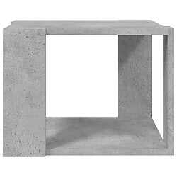 Acheter vidaXL Table basse Gris béton 40x40x30 cm Bois d'ingénierie