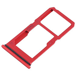 Wewoo Plateau pour carte SIM + pour SIM / pour Micro SD pour Vivo X21i (Rouge)