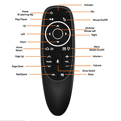 Universal Télécommande G10S Pro Voix Universelle 2.4G Sans Fil Air Mouse Microphone Gyro Infrarouge Apprentissage Android TV Boîte H96 Max X96 Mini |