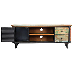 Acheter Maison Chic Meuble TV scandinave - Banc TV pour salon 120 x 30 x 45 cm Bois de récupération massif -MN92709