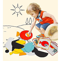 Universal Puzzles 3D en bois, animaux / couleurs / formes, jouet d'apprentissage cognitif pour enfants 