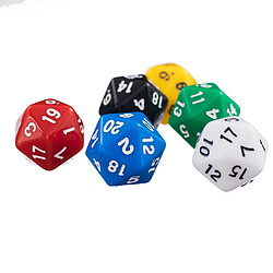 Avis 18PCS Twenty Sided Dice D20 Pour MTG DND RPG D & D Party Casino Board Game