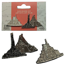 Weta Collectibles Lord of the Rings - Minas Tirith & Mount Doom Broches Set de 2 