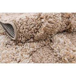 Hadorn Tapis shaggy 305x240 brun Thun Tribus pas cher