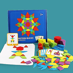 Avis Universal Puzzle 3D en bois Tangram Montessori Education Apprentissage Jouets Cadeaux Géométrie Puzzle Jouets Jouets