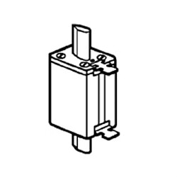 Legrand cartouche industrielle à couteaux - taille 0 - 125 ampères - type am hpc - avec voyant