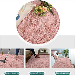 Acheter LUUCOZK Tapis à poils longs doux et moelleux pour chambre et salon - Camel beigecouleur-180x250cm