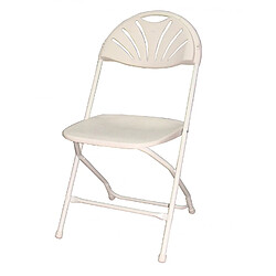 Materiel Chr Pro Chaise Pliante Modèle Boston M4 - Blanche - Lot de 8