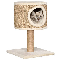 vidaXL Arbre à chat avec appartement et griffoir 52 cm Herbiers marins