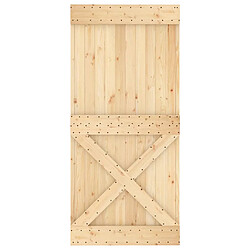 Acheter vidaXL Porte NARVIK 95x210 cm bois massif de pin