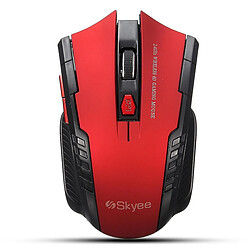 Universal Souris optique portable à 2,4 GHz de fil 6 clés pour ordinateur portable PCS de bureau rouge