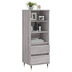 Avis Maison Chic Buffet,Meuble de Rangement,commode pour salon,Cuisine Sonoma gris 40x36x110 cm Bois d'ingénierie -MN84106