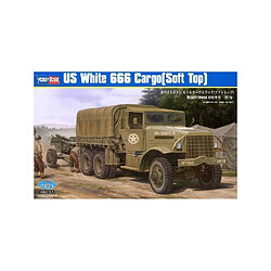 Hobby Boss Maquette Camion Us White 666 Cargo (soft Top)