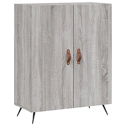 Maison Chic Buffet,Meuble de Rangement,commode pour salon,Cuisine sonoma gris 69,5x34x90 cm bois d'ingénierie -MN29382