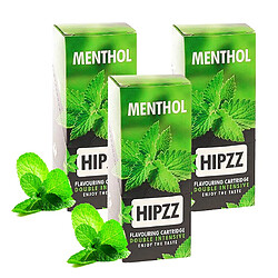 60 x Cartes Fraîcheur Hipzz Menthol 