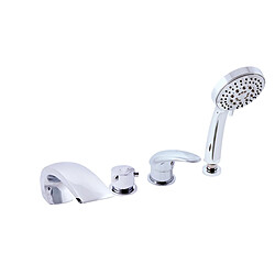 Maison De La Tendance Mitigeur baignoire DUNA 4 trous en chrome