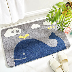 LUUCOZK Tapis de bain antidérapants absorbants à séchage rapide, décoration de salle de bain, motif 2-50x80cm