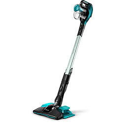 Philips SpeedPro Aqua Aspirateur Balai Sans Fil 80dB 21.6V Filtre Lavable Sans Sac Vert Intense Métallisé 