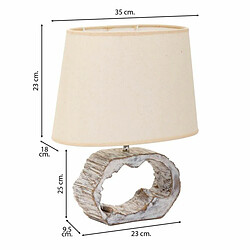 Avis Lampe de bureau Alexandra House Living Blanc Polyrésine 220-240 V 9 x 25 x 23 cm