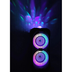 Avis Inovalley Enceinte lumineuse Bluetooth KARAOKE 400W DuoSOUND