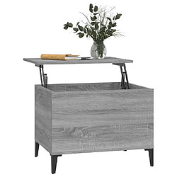 Acheter vidaXL Table basse Sonoma gris 60x44,5x45 cm Bois d'ingénierie