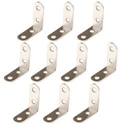 10pcs attaches d'angle en acier epaissi angle droit 40x40x16mm