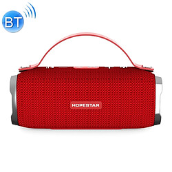 Wewoo Enceinte Bluetooth étanche rouge Mini Portable Sans Fil Haut-Parleur, Micro Intégré, Soutien AUX / Main Appel Gratuit / FM / TF