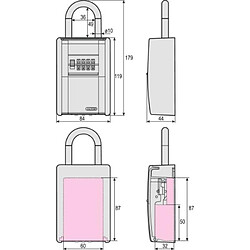 Abus Boîte de consignation amovible à code type 797 KeyGarage