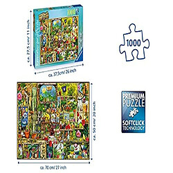 Avis Ravensburger The gardeners cupboard Puzzle 1000 piAces pour adultes A chaque piAce est unique, la technologie Softclick signifie que les piAces semboAtent parfaitement, vert