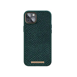 Avis NJORD Coque pour iPhone 14 Plus MagSafe Ultra-fin 2mm en Cuir Vert foncé